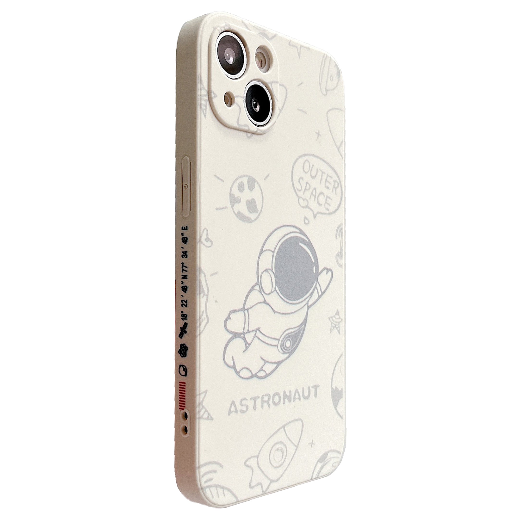 Pro iPhone 14 Plus Pouzdro na telefon se vzorem vesmírného astronauta Měkký kryt TPU s přesným výřezem Pro iPhone 14 Plus Pouzdro na telefon se vzorem vesmírného astronauta Měkký kryt TPU s přesným výřezem
